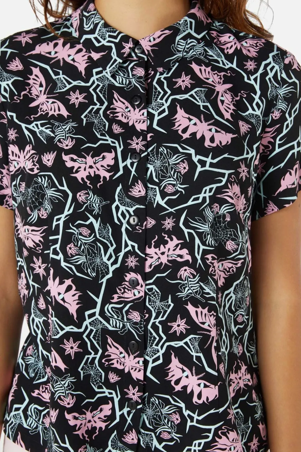 To The Butterflies Printed Blouse
