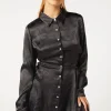 Under Sentence Satin Dress