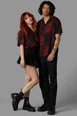 Up In Flames Short Sleeve Shirt