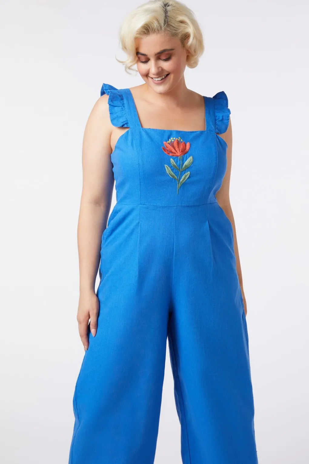 Waratah Embroidered Jumpsuit
