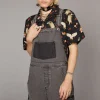 Washed Denim Overall