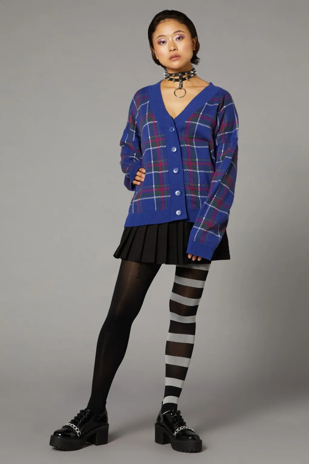 Werewolf Tartan Cardi
