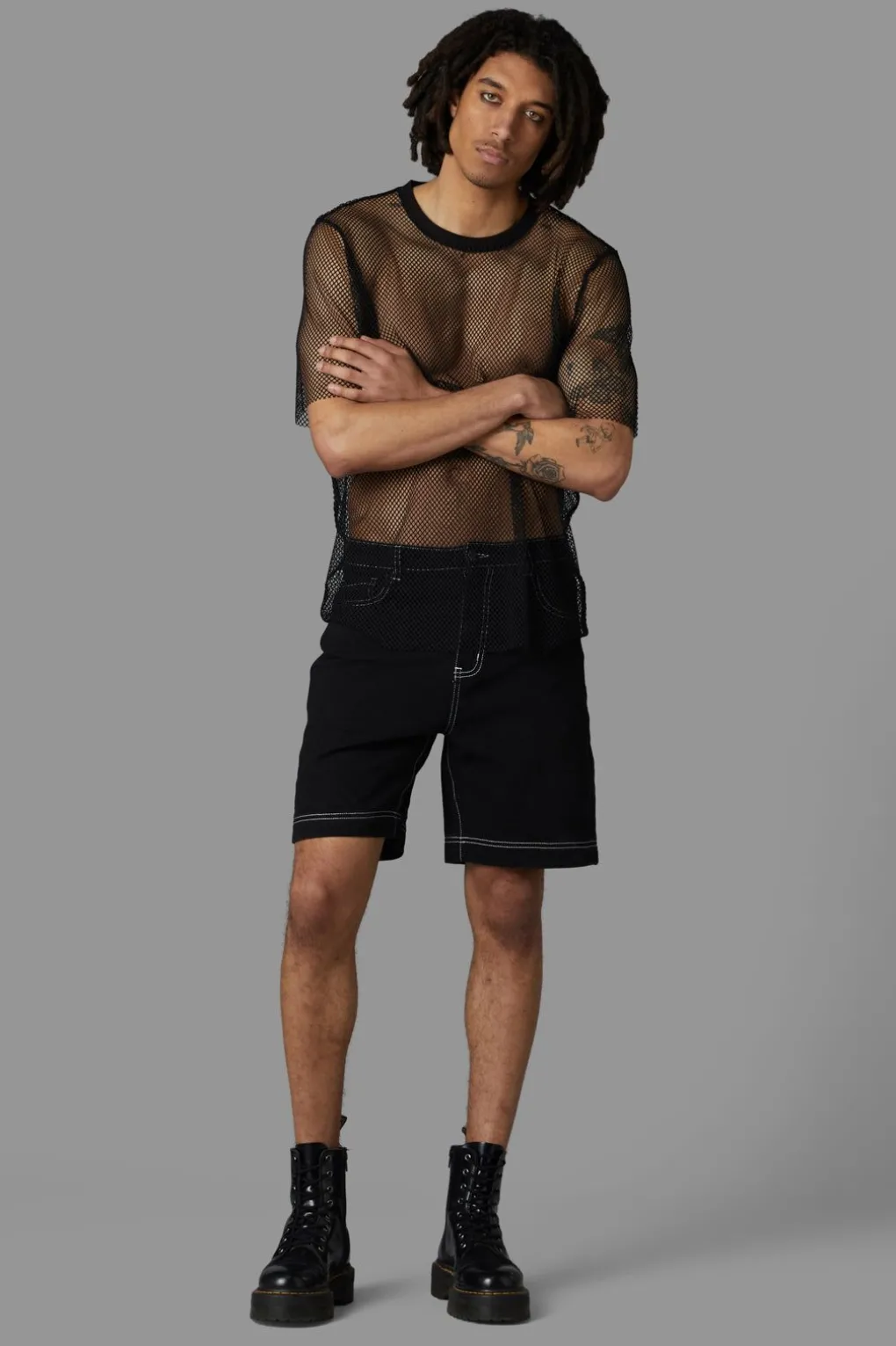 Wide Mesh Top