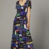 Wolf Pack Print Dress