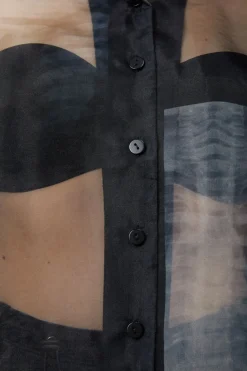 X-Ray Print Blouse