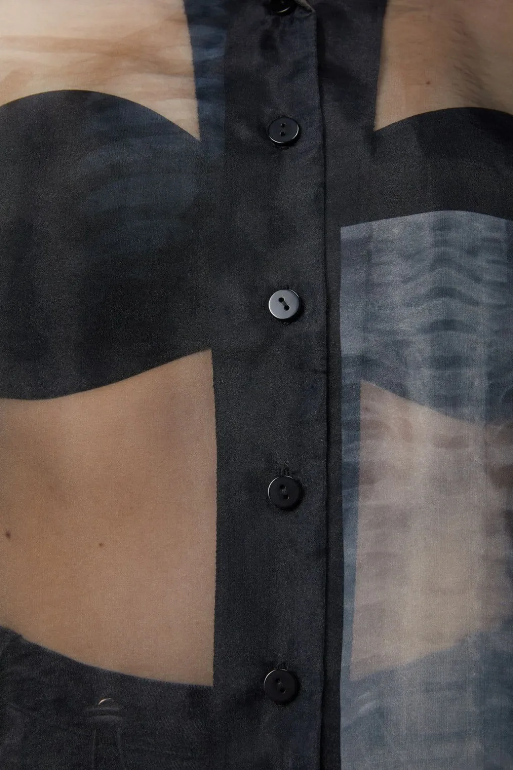 X-Ray Print Blouse