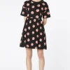 You Peach Cotton Smock Dress